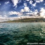The Barcolana fleet massed in the Gulf of Trieste